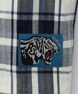 REPLAY indigo check shirt