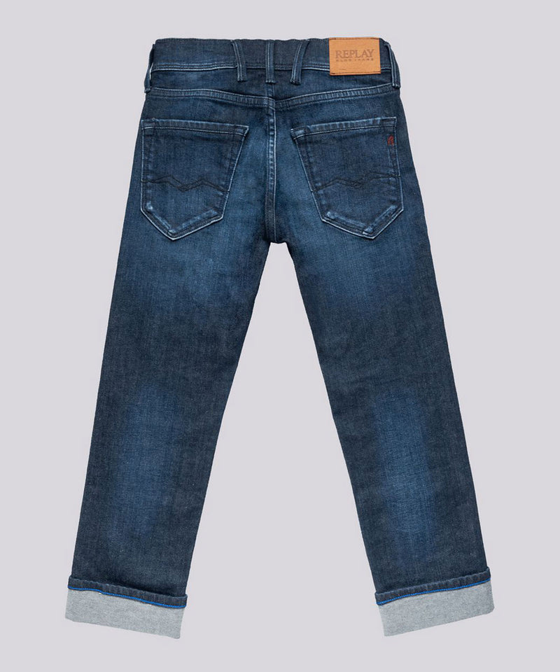 REPLAY 10.5ozレギュラースリムストレッチデニムパンツ２