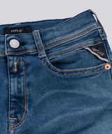 REPLAY 10.5oz HYPERFLEX ストレッチスリムデニムパンツ４