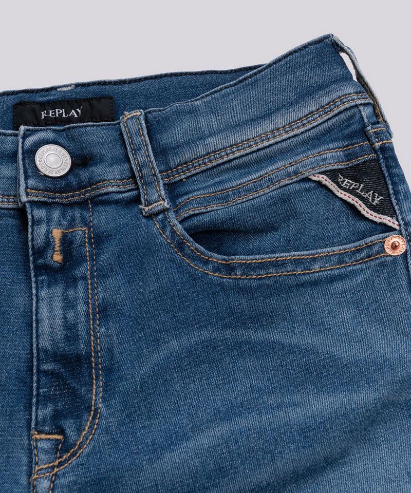 REPLAY 10.5oz HYPERFLEX ストレッチスリムデニムパンツ４