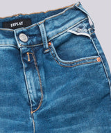 REPLAY 10.5oz HYPERFLEXハイウエストスキニーパンツ３