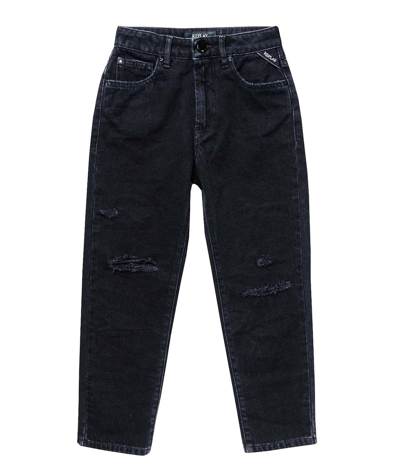 REPLAY 10.5oz Black Denim Pants 