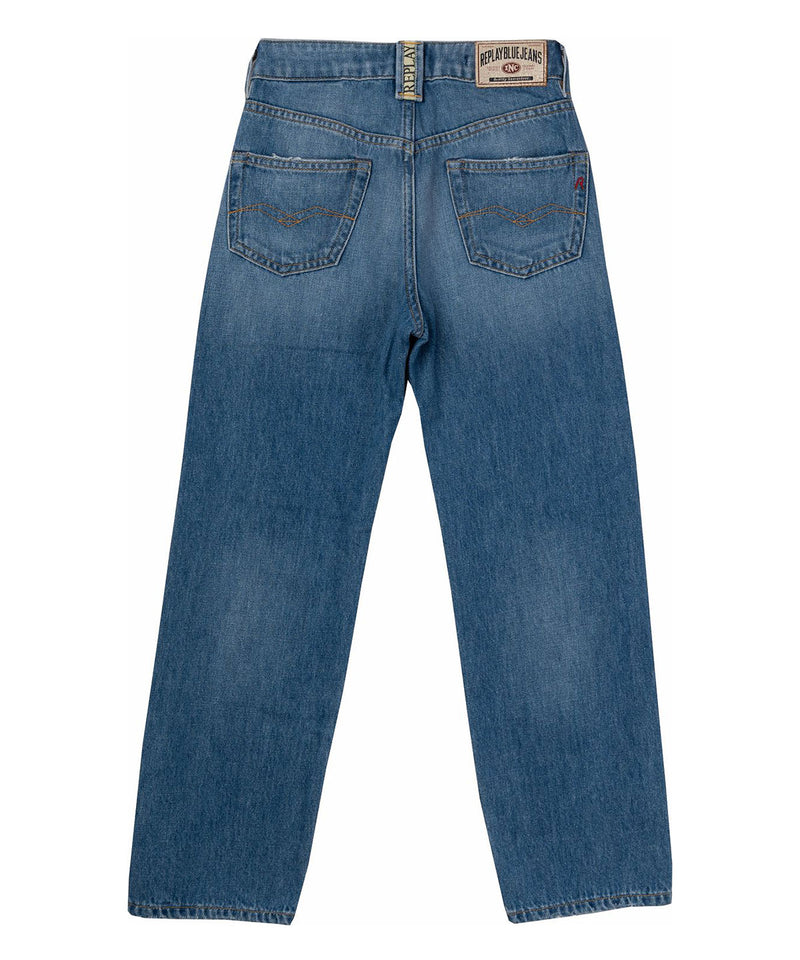 REPLAY 10.5oz recycled blue denim pants 