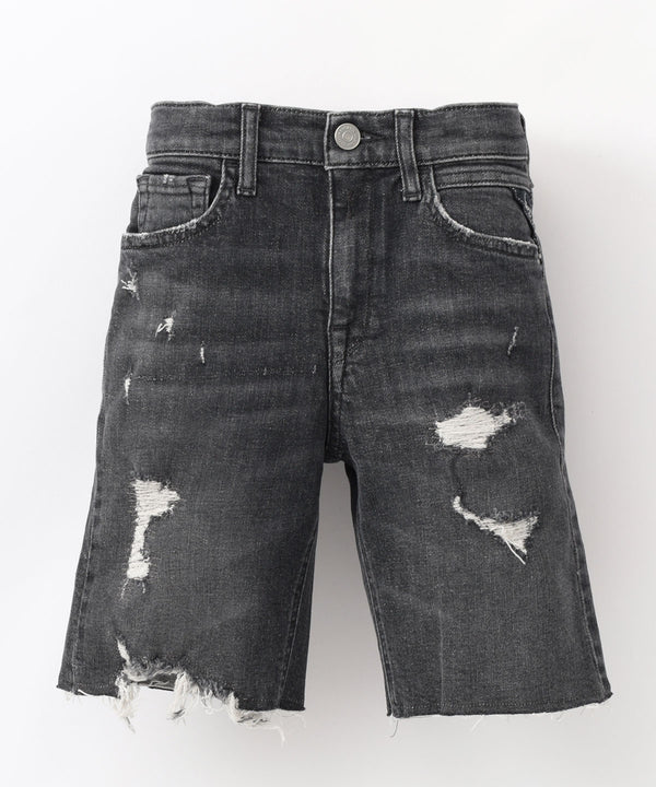 REPLAY 10.25oz Comfort Black Denim Shorts 