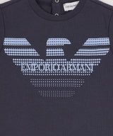 EMPORIO ARMANI BABY イーグルロゴオーガニックカットソー2枚セット 31-400123038-08 18M(82cm)