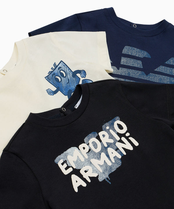 EMPORIO ARMANI BABY プリントカットソー3枚セット1