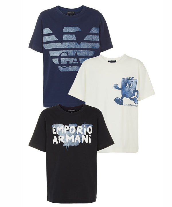 EMPORIO ARMANI プリントカットソー3枚セット1