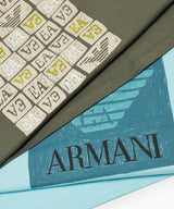 EMPORIO ARMANI グラフィックデザインロゴプリントカットソー2枚セット3