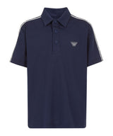 EMPORIO ARMANI Logo Tape Pima Cotton Polo Shirt ★ 