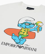 EMPORIO ARMANI 〈The Smurfs〉プリントオーガニックジャージーASVカットソー3