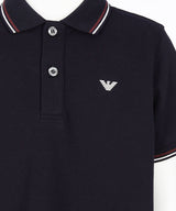 EMPORIO ARMANI ストライプトリムポロシャツ4
