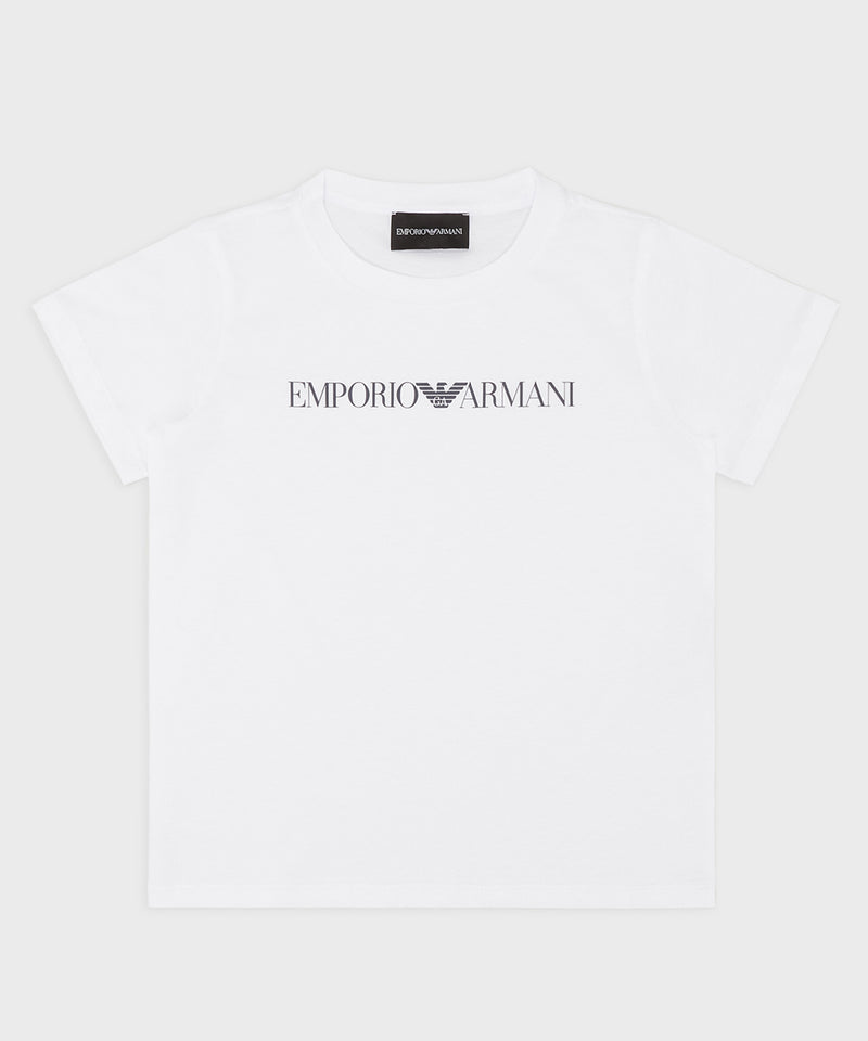 EMPORIO ARMANI Pima cotton logo cut and sew ★