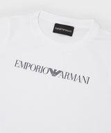 EMPORIO ARMANI Pima cotton logo cut and sew ★