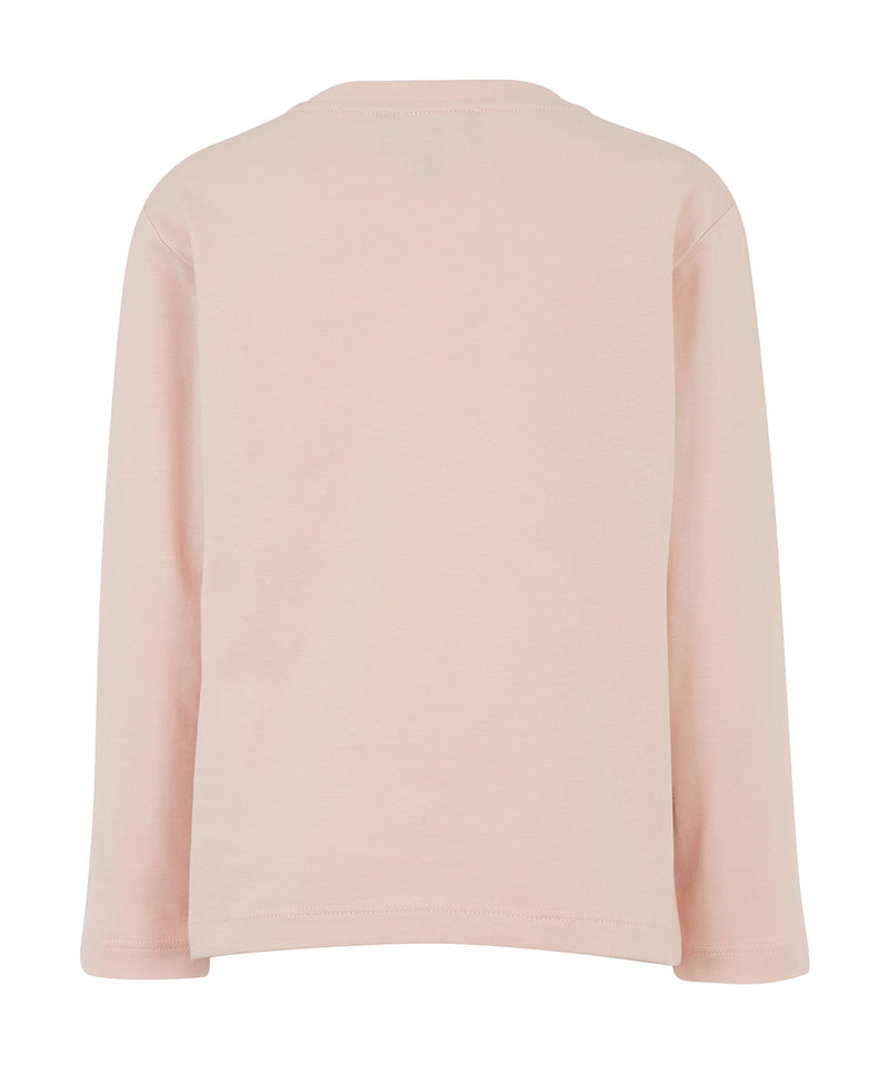 EMPORIO ARMANI logo embroidered and rhinestone top 
