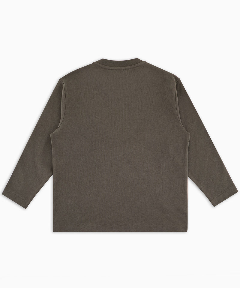 EMPORIO ARMANI Eagle logo embroidered top