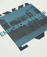 EMPORIO ARMANI バスケットボールコートプリントコンフォートフィットASVカットソー