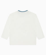 EMPORIO ARMANI プレッピーロゴプリントASVオーバーサイズカットソー