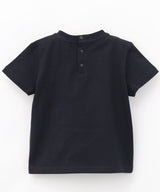 EMPORIO ARMANI BABY logo embroidered color block cut and sew