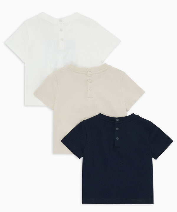 EMPORIO ARMANI BABY グラフィックデザインロゴプリントASVカットソー3枚セット