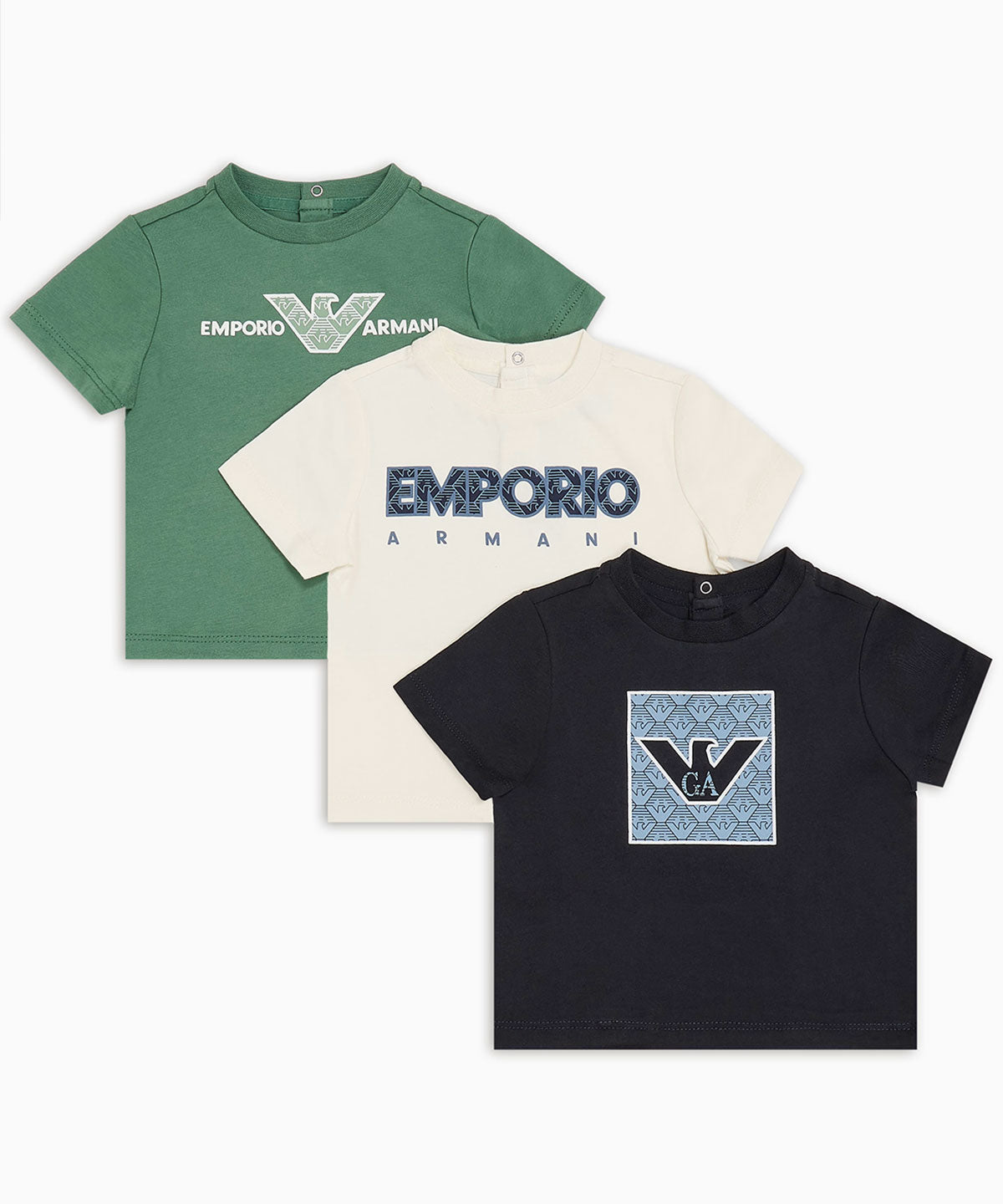 EMPORIO ARMANI ロゴラインポロ