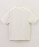 EMPORIO ARMANI logo embroidered interlock jersey ASV cut and sew