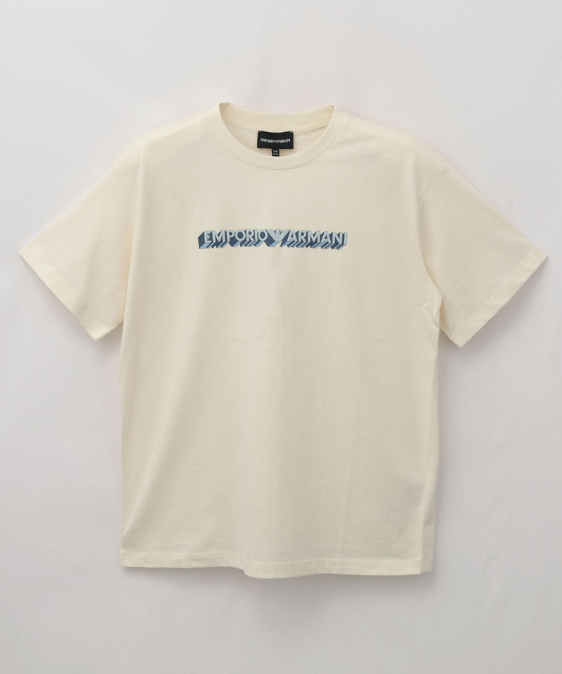 EMPORIO ARMANI logo print ASV cut and sew 2 piece set