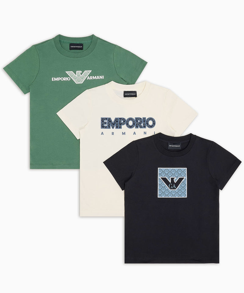 EMPORIO ARMANI グラフィックデザインASVカットソー3枚セット