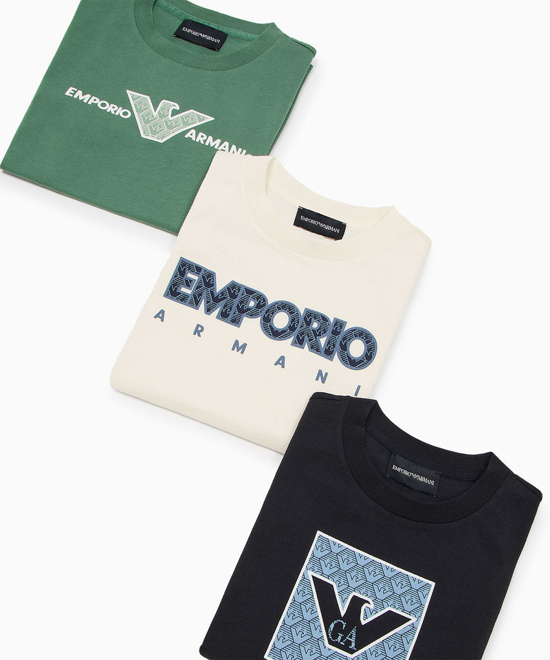 EMPORIO ARMANI グラフィックデザインASVカットソー3枚セット