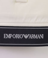 EMPORIO ARMANI ダブルジャージー製 ジップ＆ロゴストライプ スウェットブルゾン５