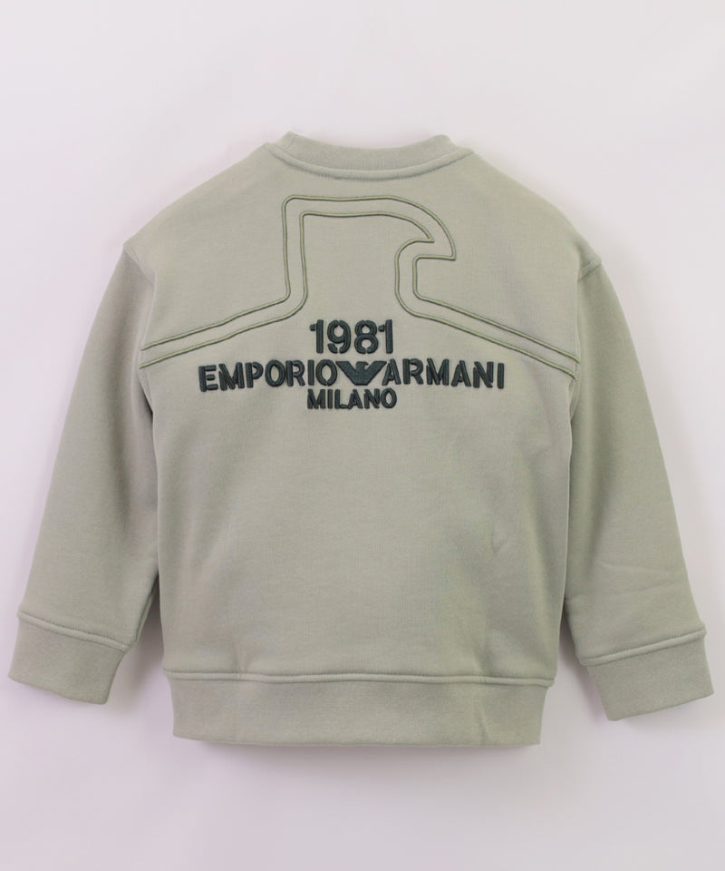 EMPORIO ARMANI パイピング＆Emporio Armani 1981立体刺繍オーバーサイズスウェット2