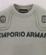EMPORIO ARMANI パイピング＆Emporio Armani 1981立体刺繍オーバーサイズスウェット3