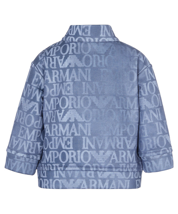 EMPORIO ARMANI BABY オールオーバーグラフィックデザインロゴプリントジャケット2