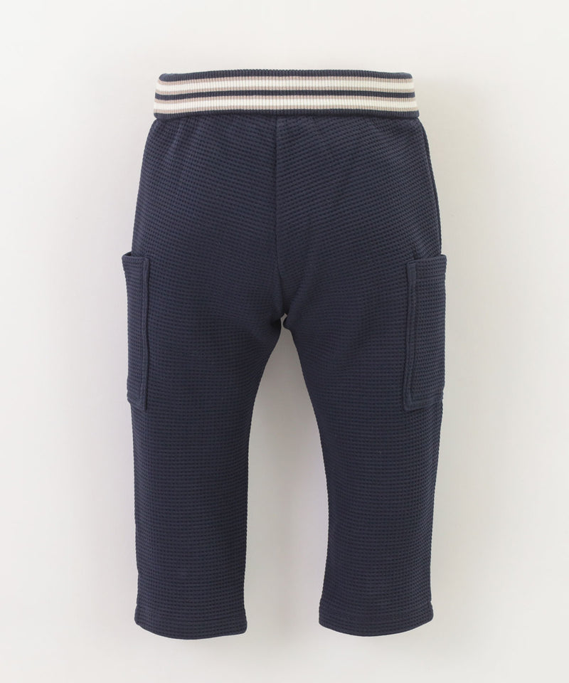 EMPORIO ARMANI BABY EA刺繍テクスチャードジャージー伸縮ウエストパンツ2