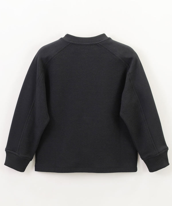 EMPORIO ARMANI embroidered logo crew neck sweatshirt
