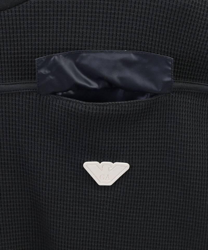 EMPORIO ARMANI ワッフルオーガニックジャージーASVスウェット