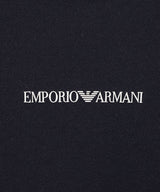 EMPORIO ARMANI モダール混紡ジャージー ロゴスウェット