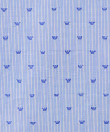 EMPORIO ARMANI BABY Jacquard Stripe &amp; Micro Eagle Embroidered Shirt ★ 