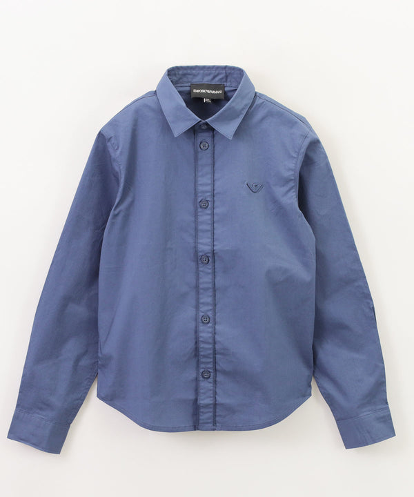 EMPORIO ARMANI eagle embroidered shirt