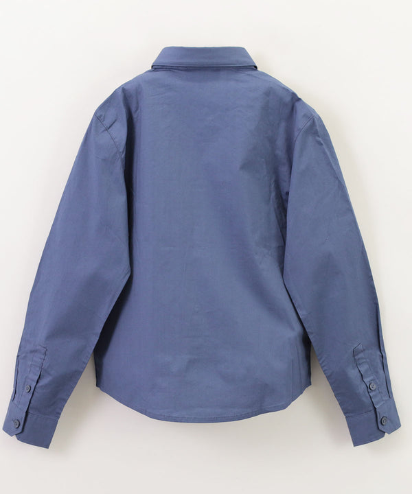 EMPORIO ARMANI eagle embroidered shirt