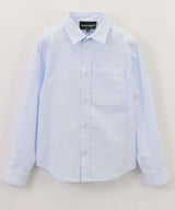 EMPORIO ARMANI embroidered logo shirt