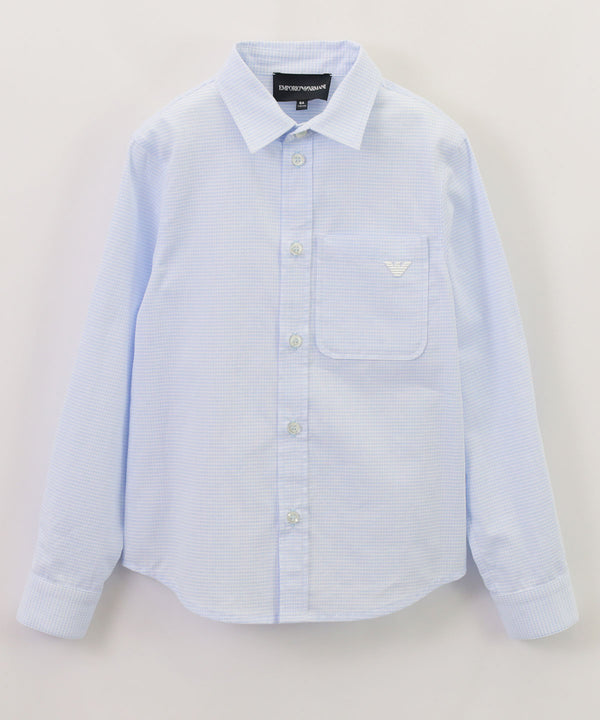 EMPORIO ARMANI embroidered logo shirt
