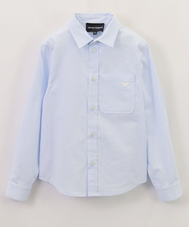 EMPORIO ARMANI embroidered logo shirt