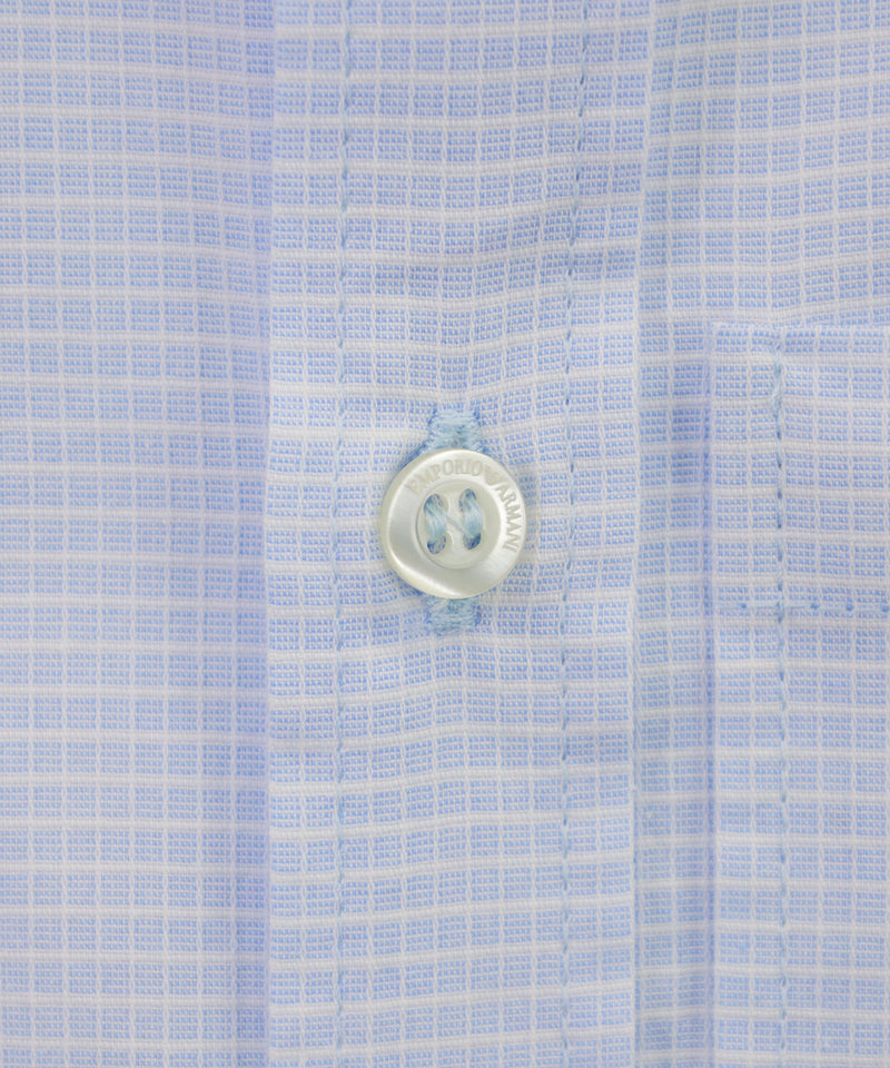 EMPORIO ARMANI embroidered logo shirt