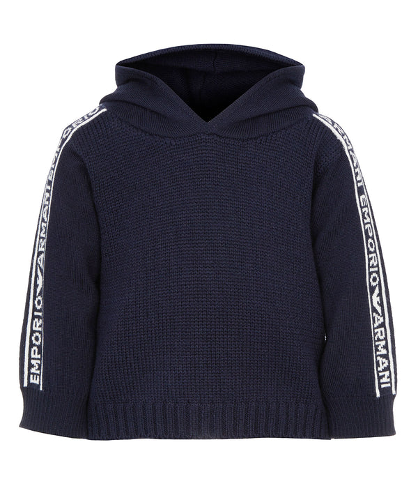 EMPORIO ARMANI BABY ウール混紡ロゴニット