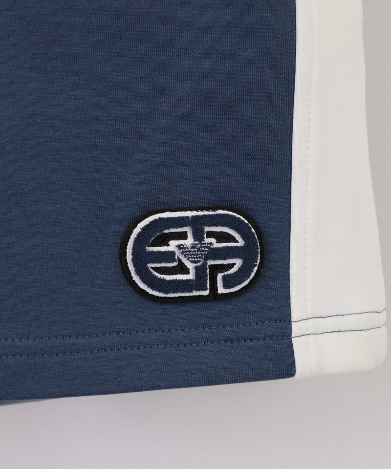EMPORIO ARMANI r-EAcreateロゴパッチハーフパンツ4