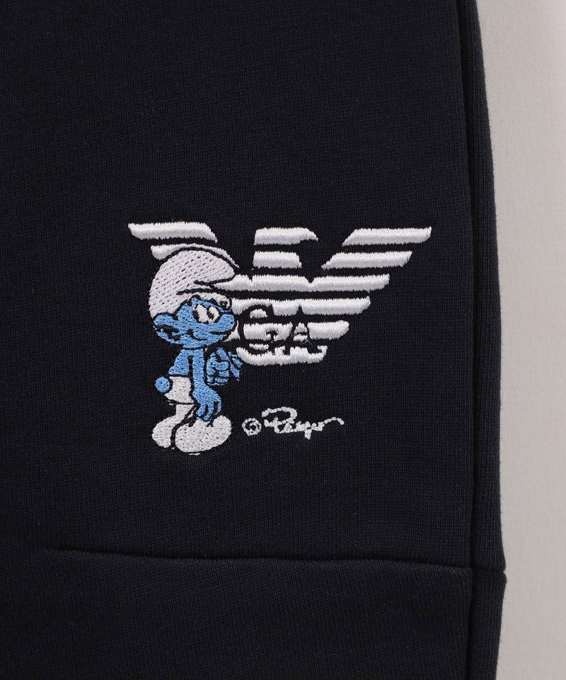 EMPORIO ARMANI The Smurfs刺繍ジョガーパンツ3