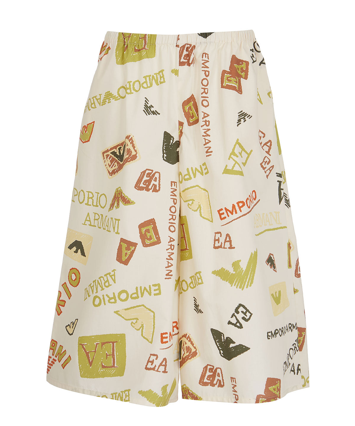 EMPORIO ARMANI All-over graphic design logo print dress 1