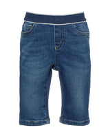 EMPORIO ARMANI BABY stretchy logo waist denim pants ★