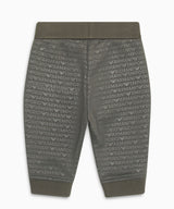 EMPORIO ARMANI BABY All-over logo lettering jogger pants