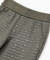 EMPORIO ARMANI BABY All-over logo lettering jogger pants